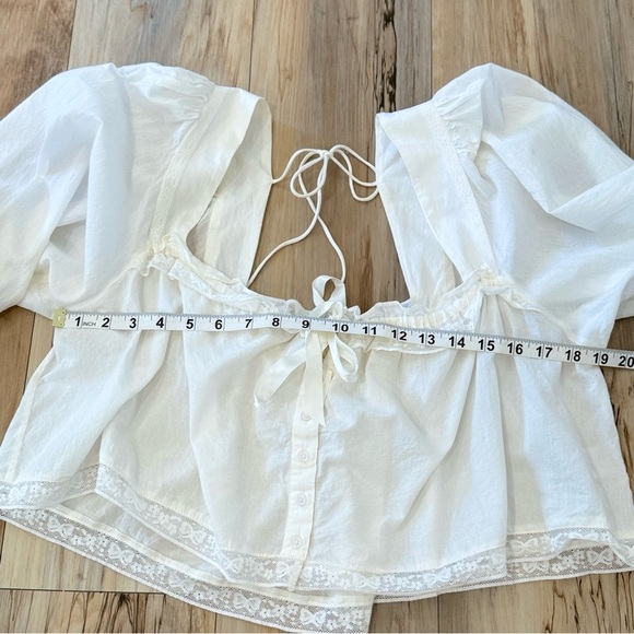For Love And Lemons Venetia Sleep Top, Size: Large - Picture 10 of 12